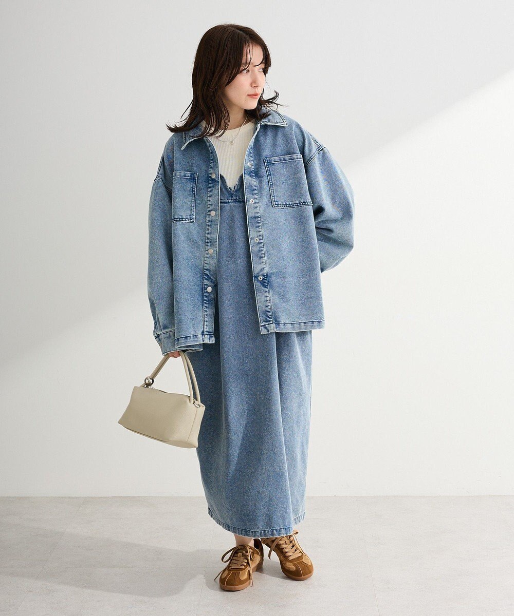 Green Parks デニムキャミワンピース 