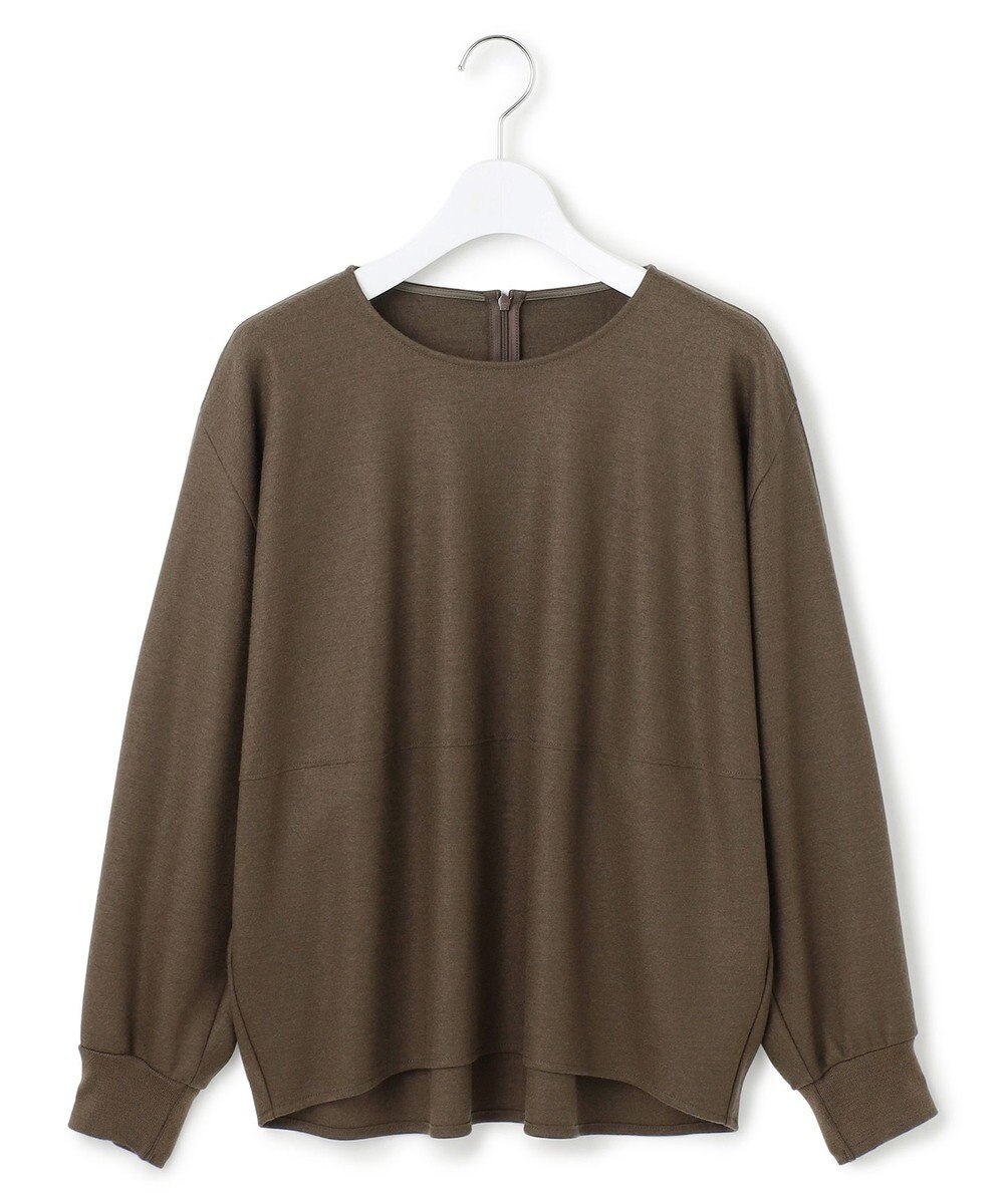 23区 【洗える】ウールミルドジャージー フォルム カットソー 