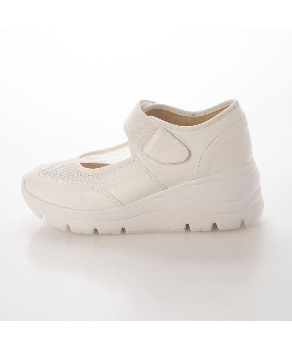 ing <ing>【WEB限定】厚底メッシュストラップスニーカー 