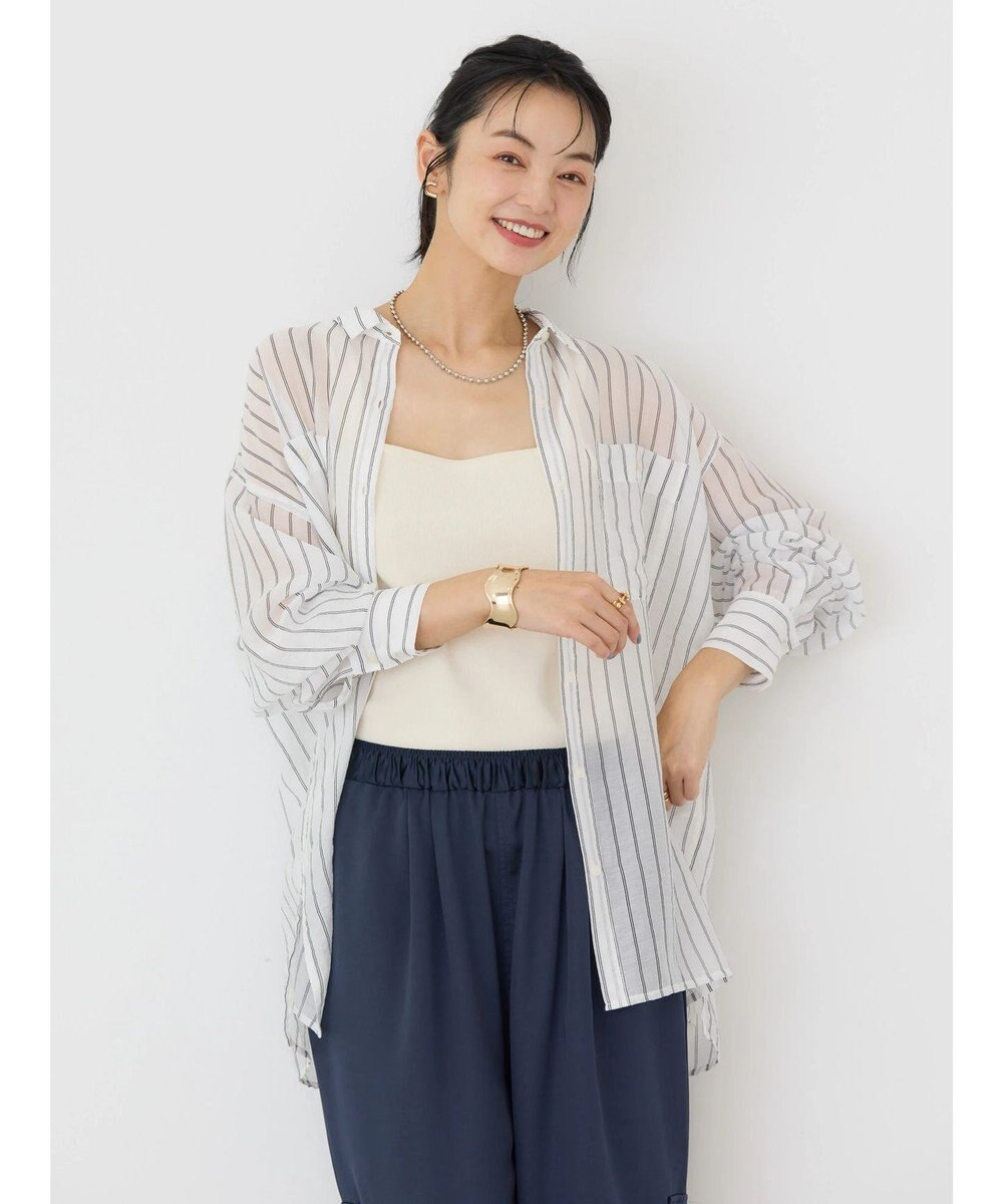 AMERICAN HOLIC シアーＣＯＯＬＷポケットシャツ 