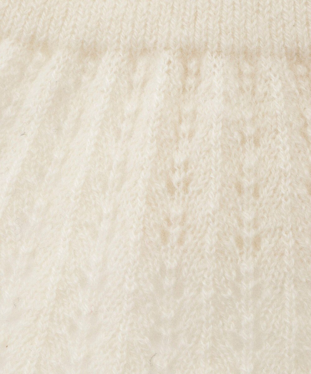 MOONBAT mila schon カシミヤ100%レーシーニットプチマフラー 