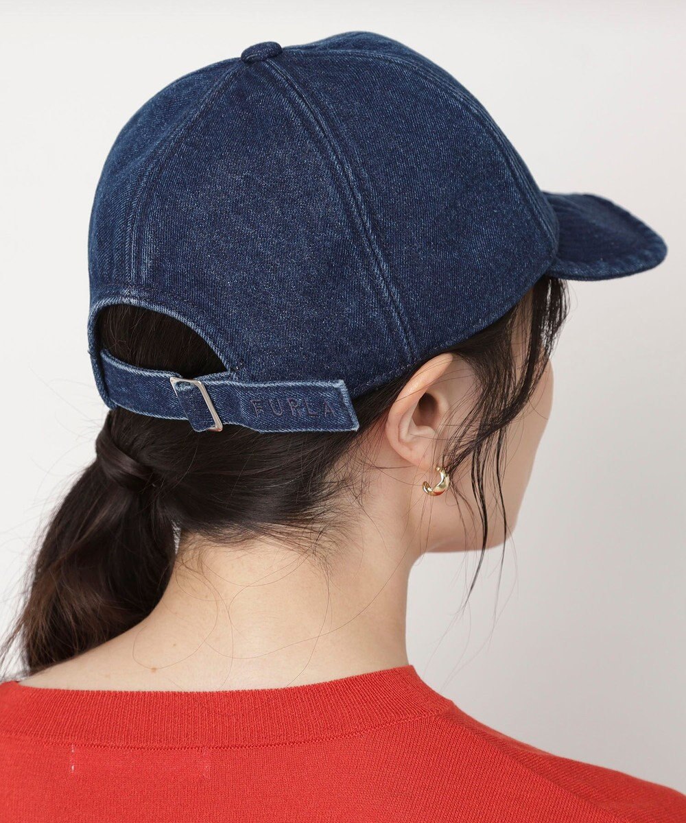 MOONBAT FURLA(フルラ)デニムキャップ  UVカット 帽子 