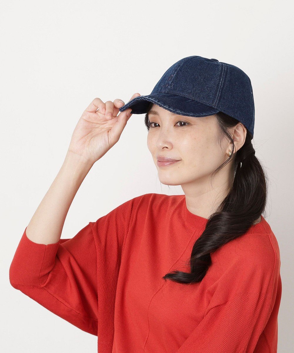 MOONBAT FURLA(フルラ)デニムキャップ  UVカット 帽子 