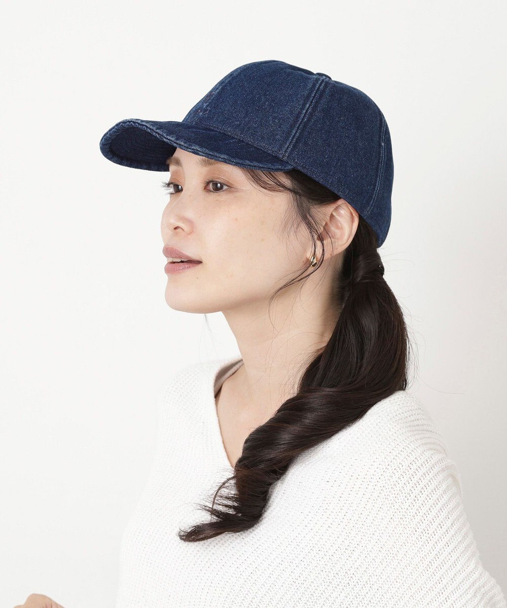 MOONBAT FURLA(フルラ)デニムキャップ  UVカット 帽子 