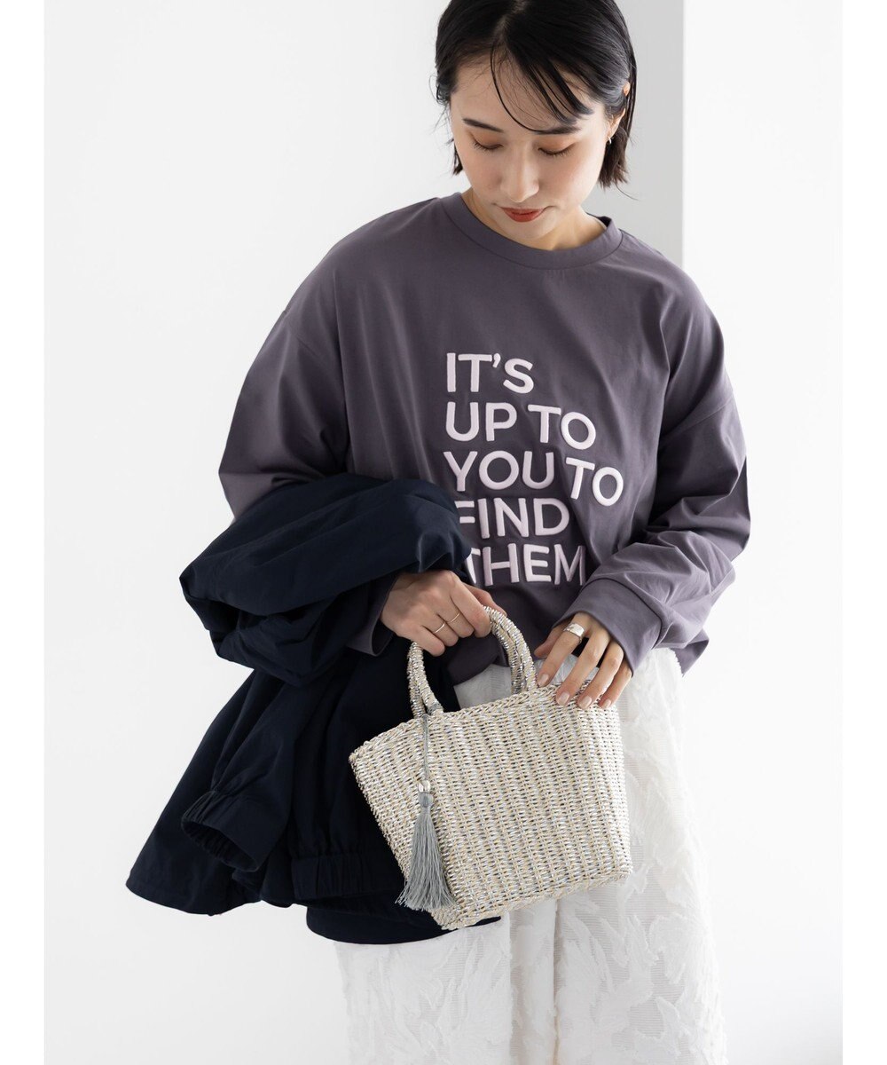 Te chichi エンブロイダリーロゴTシャツ 