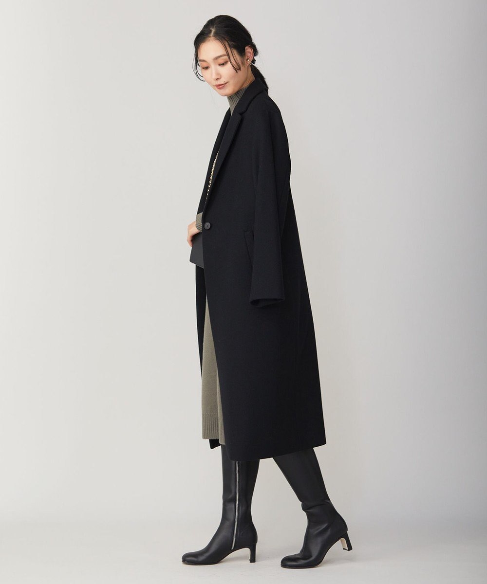 ICB ウールライトメルトン チェスターコート 