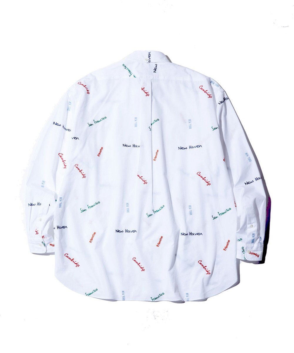 J.PRESS MEN 【J.PRESS ORIGINALS】EMBBAGGY B.D. SHIRT / BAGGY FIT 