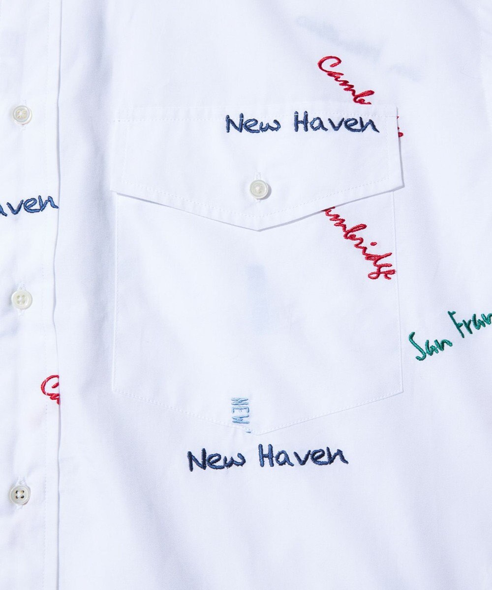 J.PRESS MEN 【J.PRESS ORIGINALS】EMBBAGGY B.D. SHIRT / BAGGY FIT 