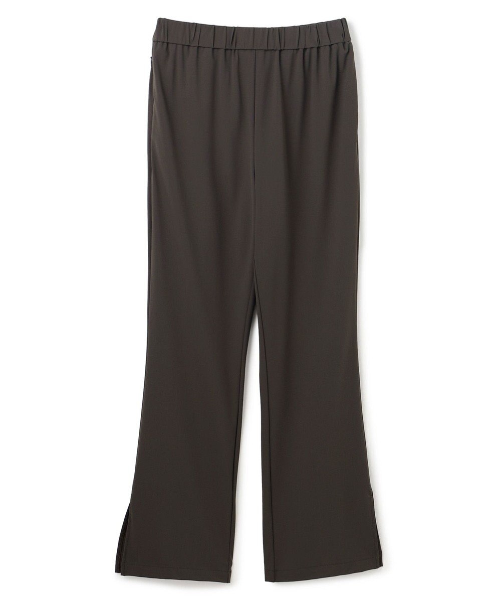 UNFILO L 【ウエストゴム】ドライトリコット セミフレアパンツ 