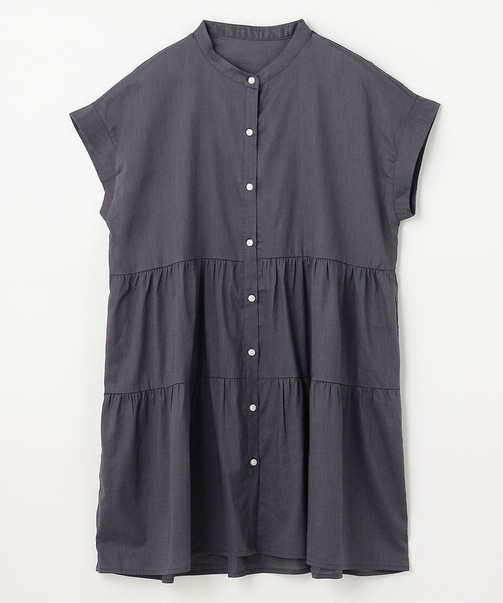 ANY 【洗濯機可能】シルキーソフトティアードブラウス 