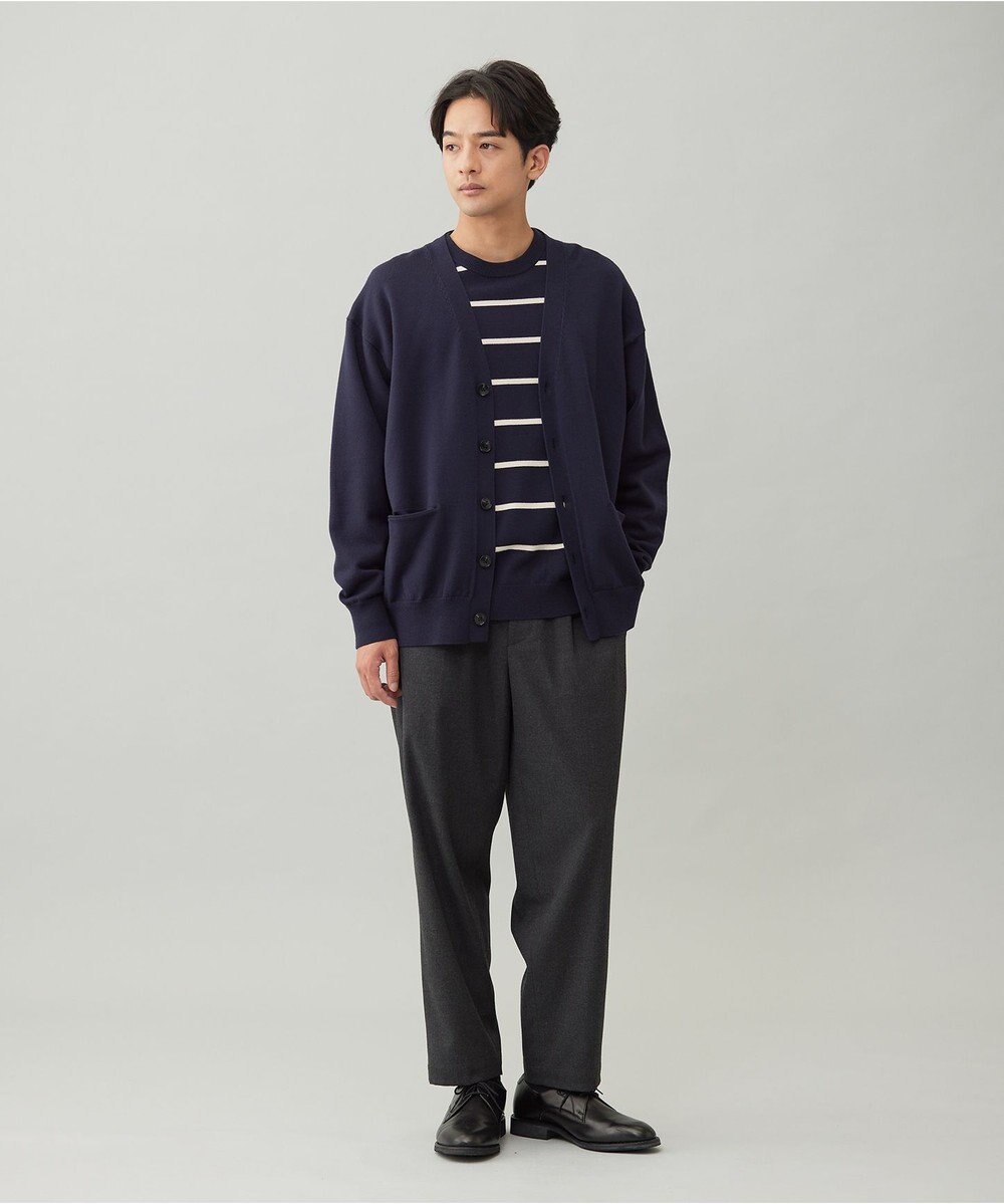 UNFILO MENS 【OCEANS 雑誌・web・YouTube 掲載】FLANNEL TOUCH 機能美パンツ ワイド 