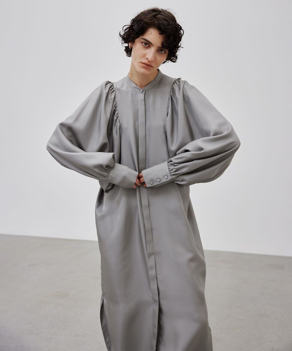 BEIGE， 【洗える】LISERONS / シルクパフワンピース 