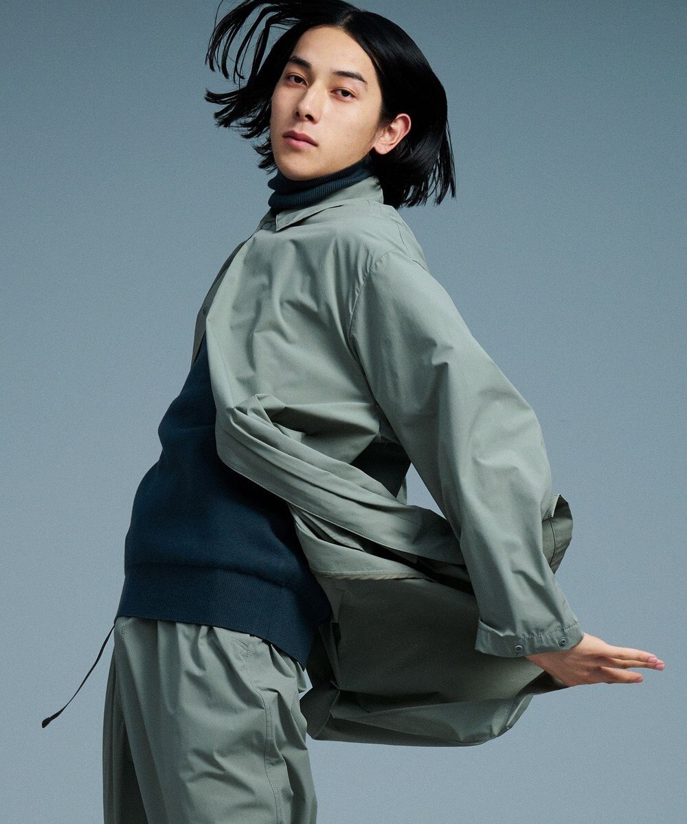 UNFILO MENS MOVE TEX タートルネック ニット 