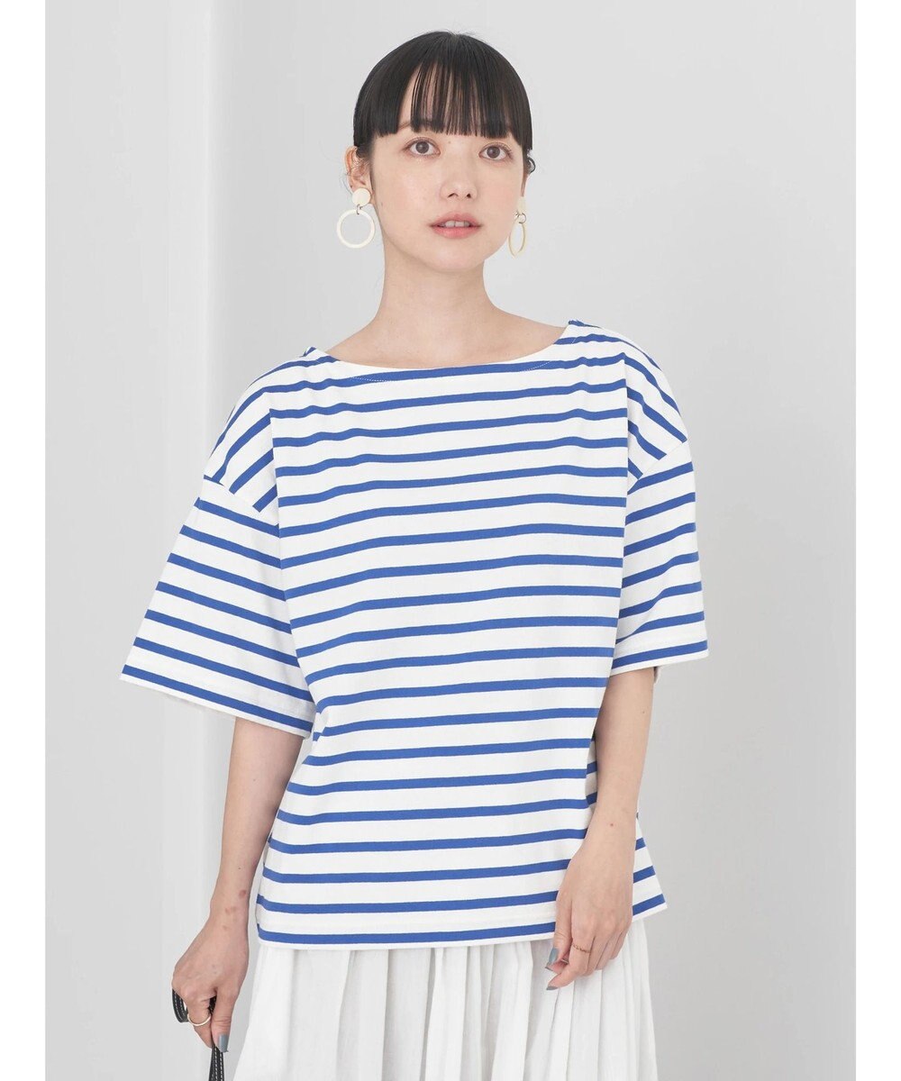 earth music&ecology ショートスリーブボーダーＴＥＥ 