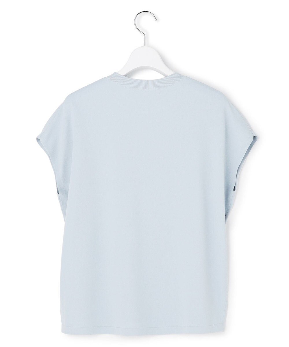 23区 L 【先行予約】レーヨンポリエステルストレッチ フレンチスリーブ ニット 