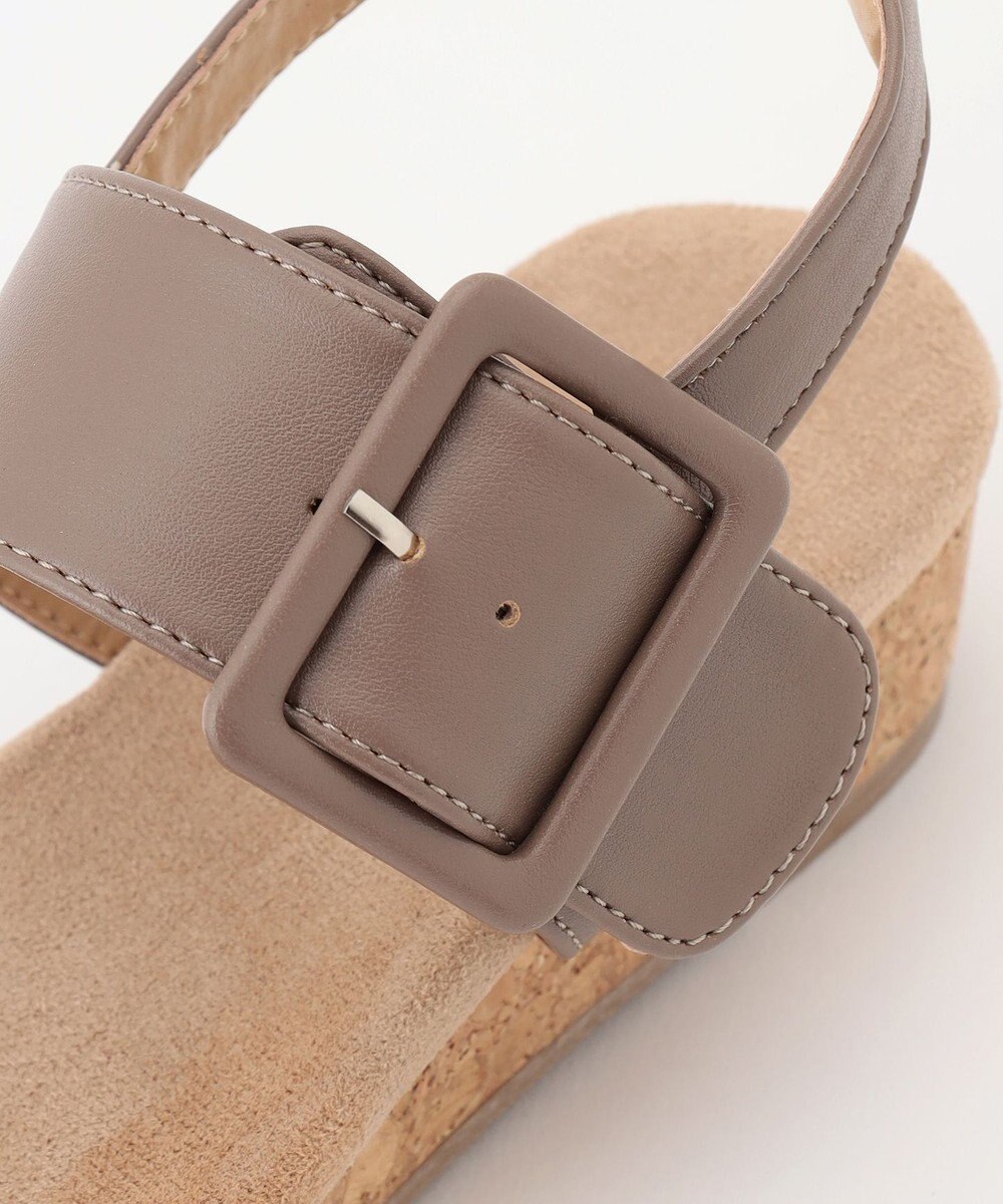 ANY 【履き心地抜群】ダブルベルトウェッジサンダル 