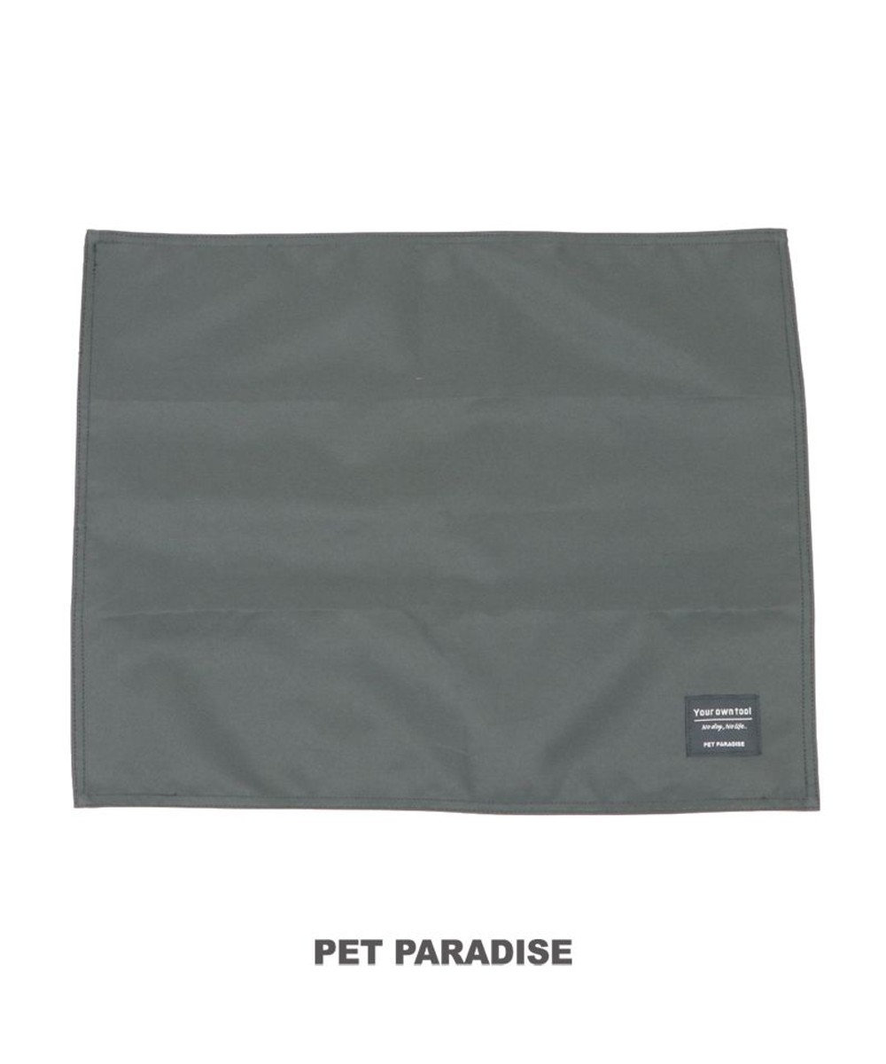 PET PARADISE 犬 猫 マット (50cm×40cm) コーデュラ グレー