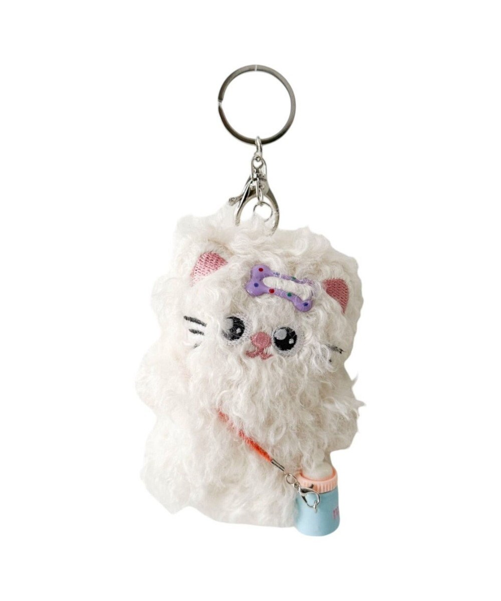 WEGO もさもさcatぬいぐるみキーホルダー 