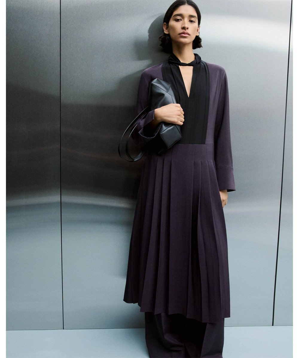 JOSEPH イブニングシルク　ミディドレス 