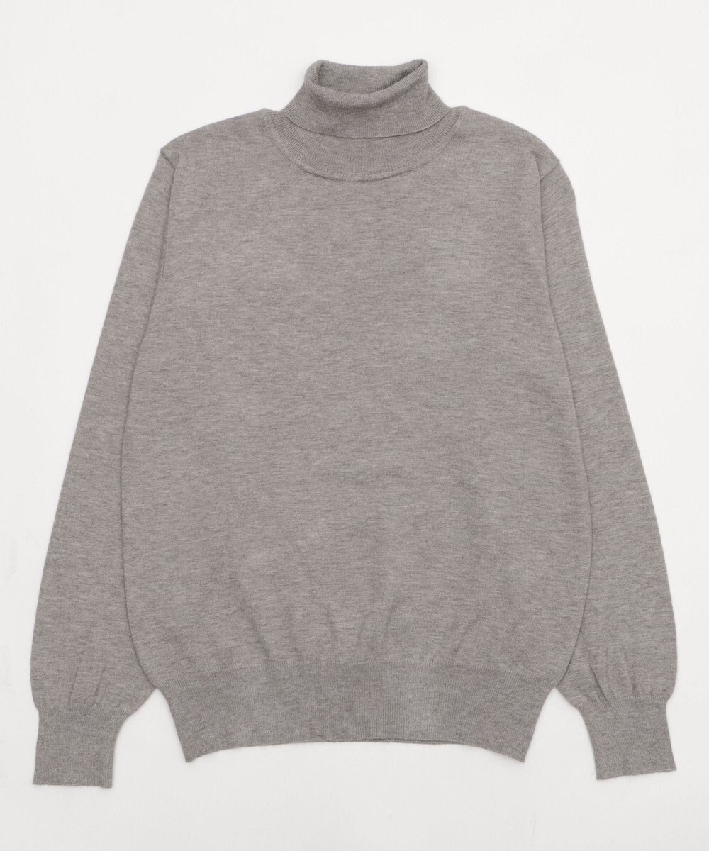 WEGO 【WEB限定/25年秋冬新作/洗濯OK/毛玉レス】タートルネックニット 