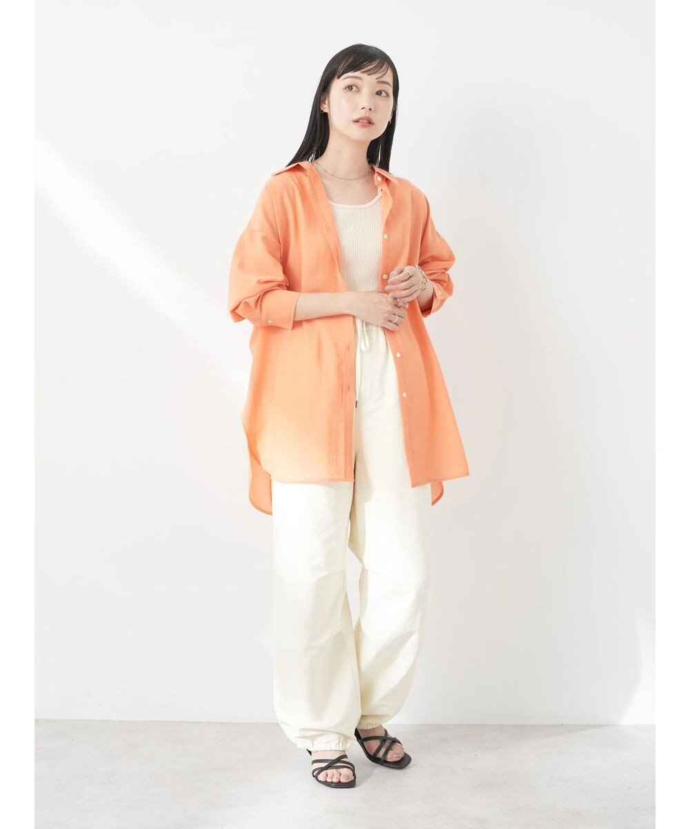 earth music&ecology シアーボーイズライクシャツ 