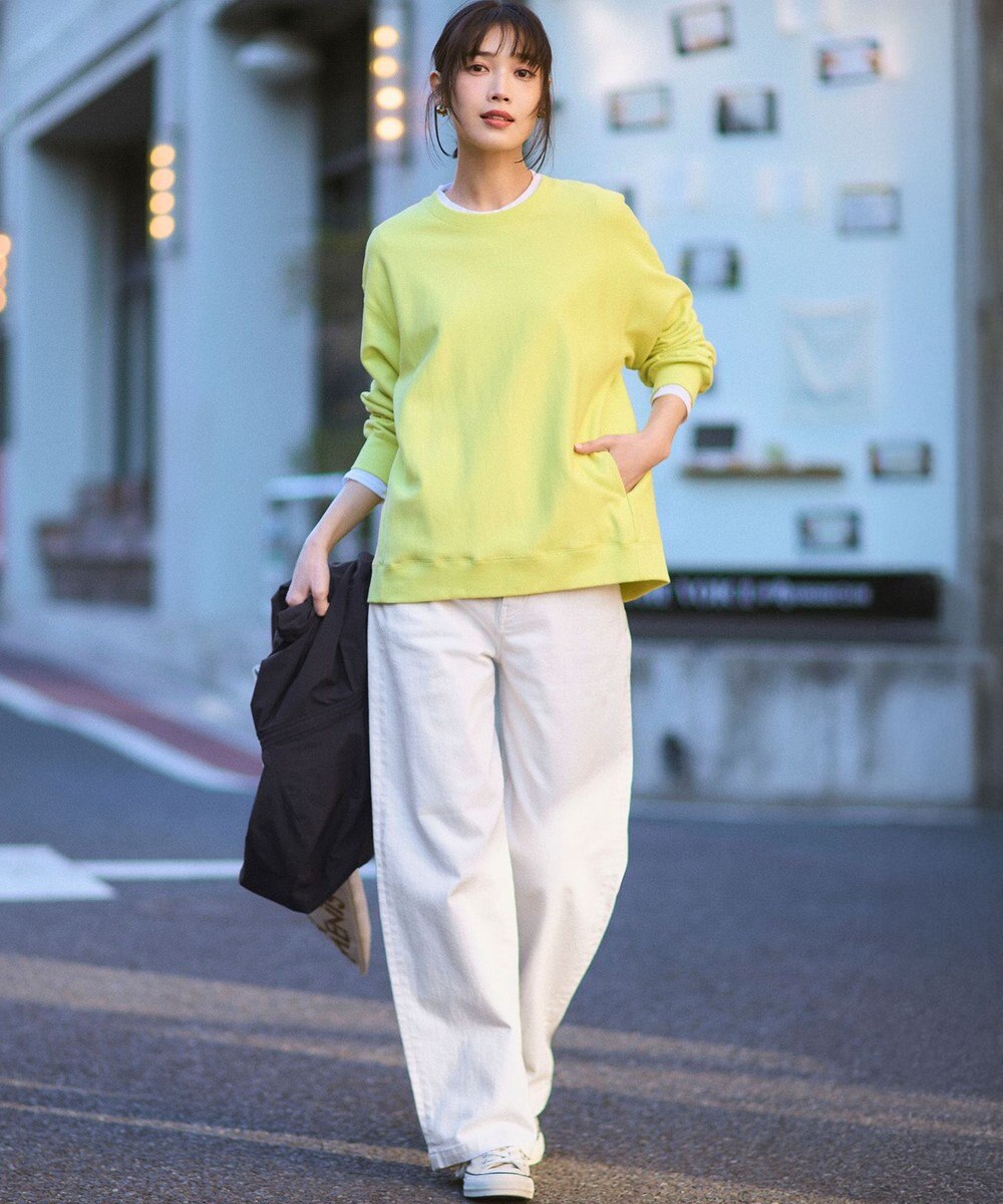 23区 L 【見上愛さん着用】シアーフライス レイヤード ロンTEE 