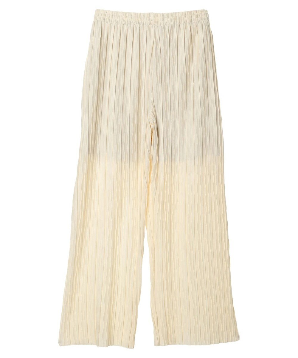 earth music&ecology リラックスセルフカットパンツ（Ｉｖｏｒｙ） 