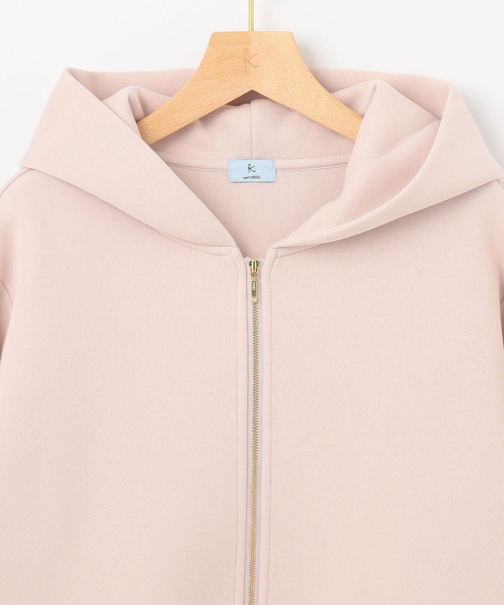 組曲 フード付きバックフリル パーカー 