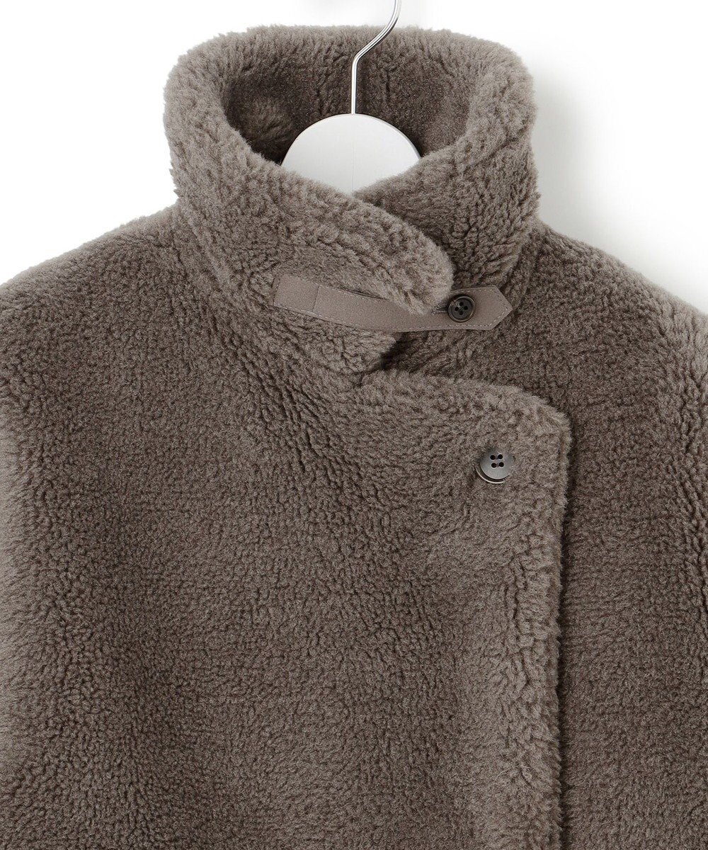 23区 S 【CanCam11月号掲載】ECOPELテディボア ダブルフロント アウター 