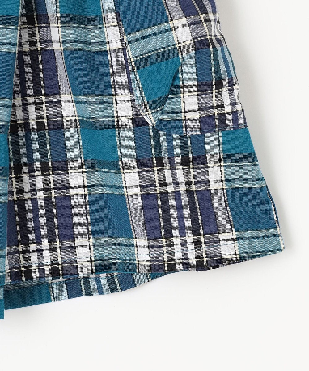 組曲 KIDS 【110-140cm】オーガニックコットンチェック ショートパンツ 