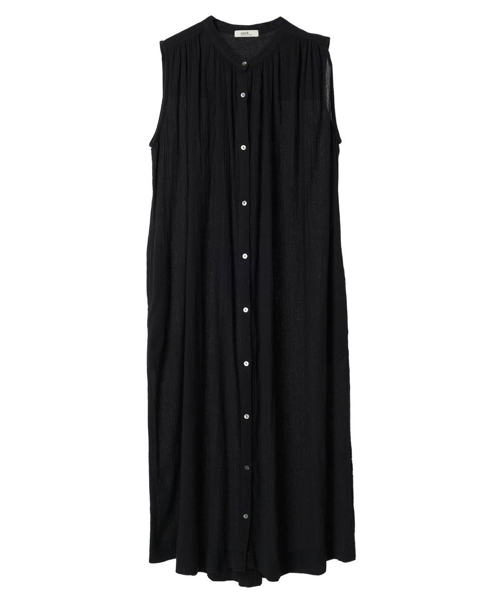 earth music&ecology 綿クレープワンピース（無地） 