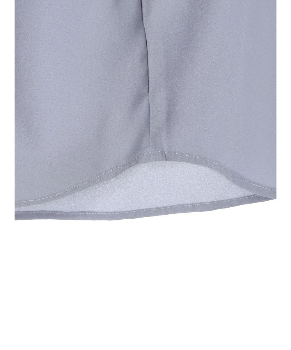 Green Parks 袖プリーツ衿付きブラウス 