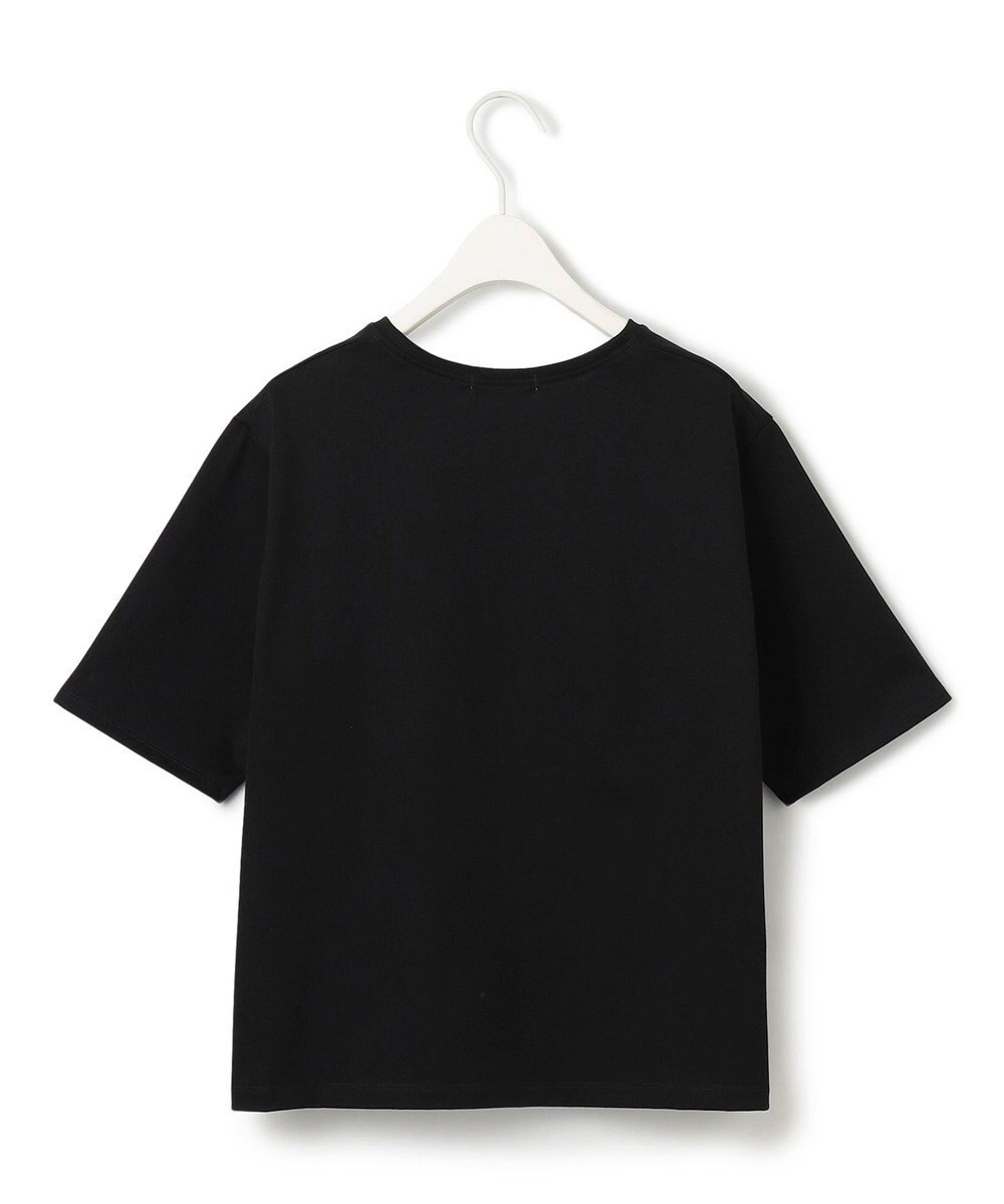 ICB 【日本製・接触冷感・UVケア・洗える】ペイズリーレノクロス TEE 