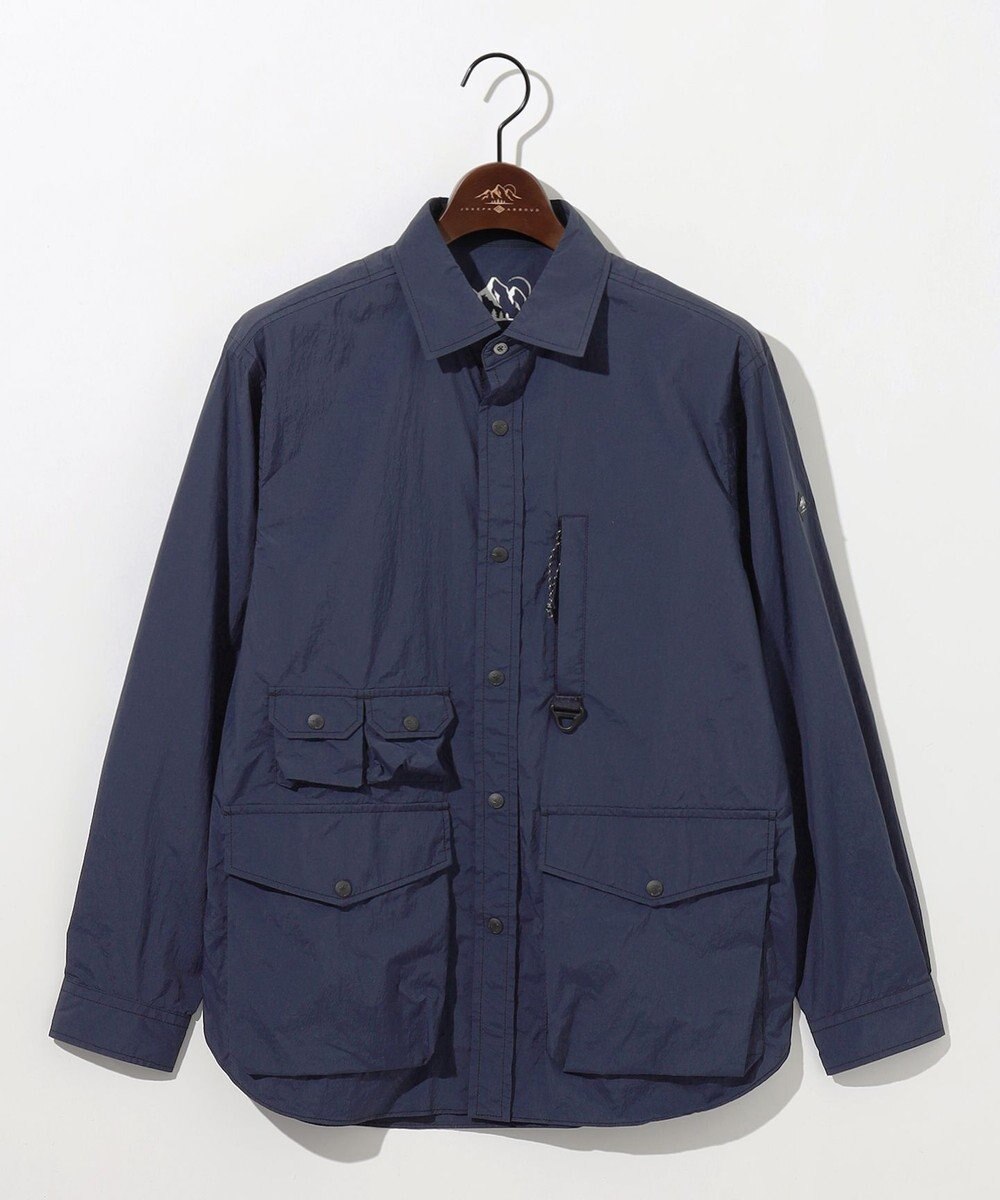 JOSEPH ABBOUD MOUNTAIN 【軽量/ストレッチ/ECO撥水】ライトワッシャーストレッチ アウトドア シャツ 