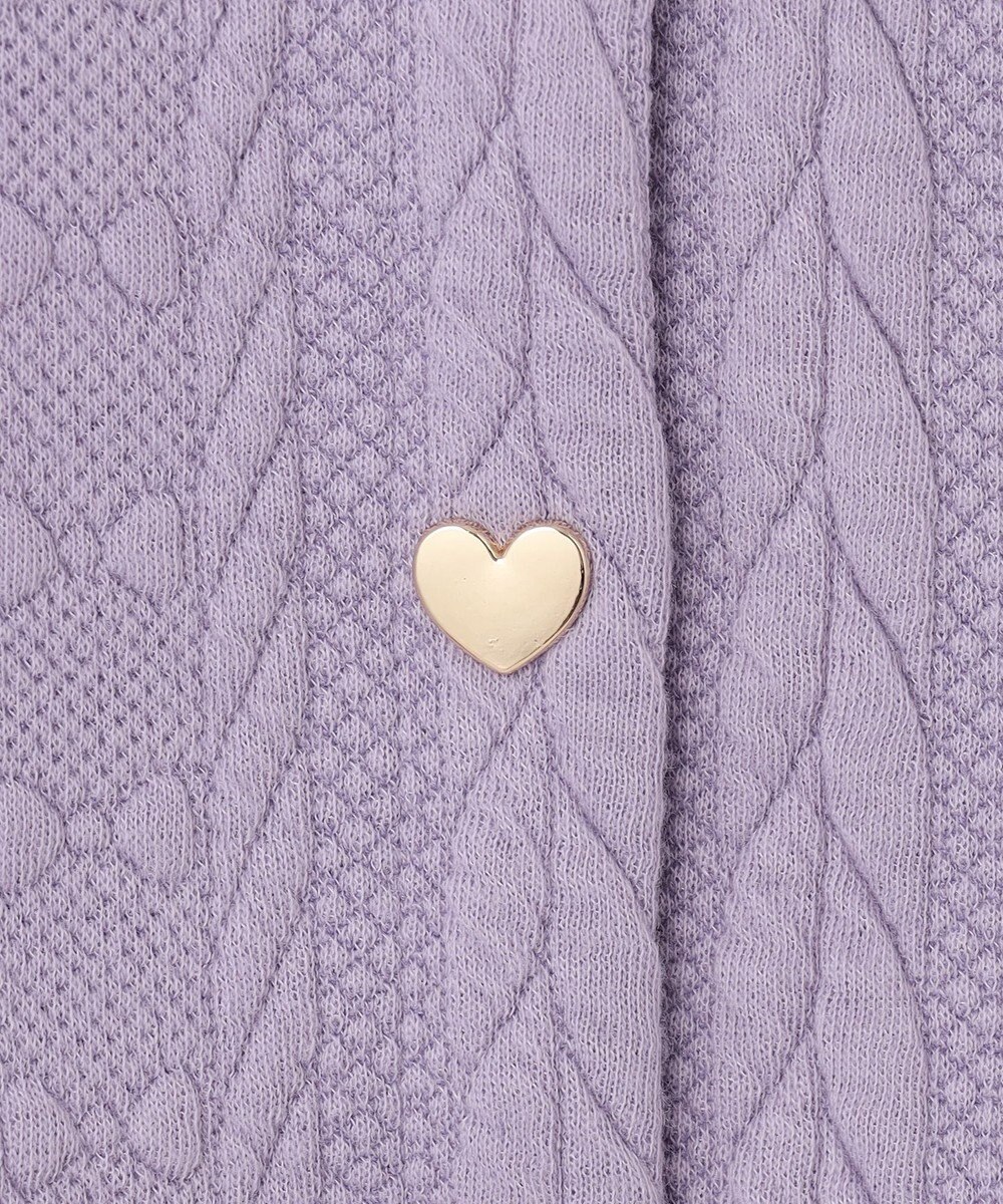 ANY KIDS ふくれ ジャガード カーディガン 