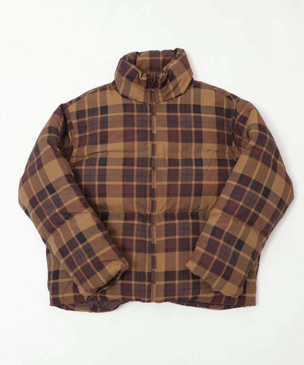 WEGO 【ユニセックス着用ITEM/MLサイズ展開】チェックパファーブルゾン 