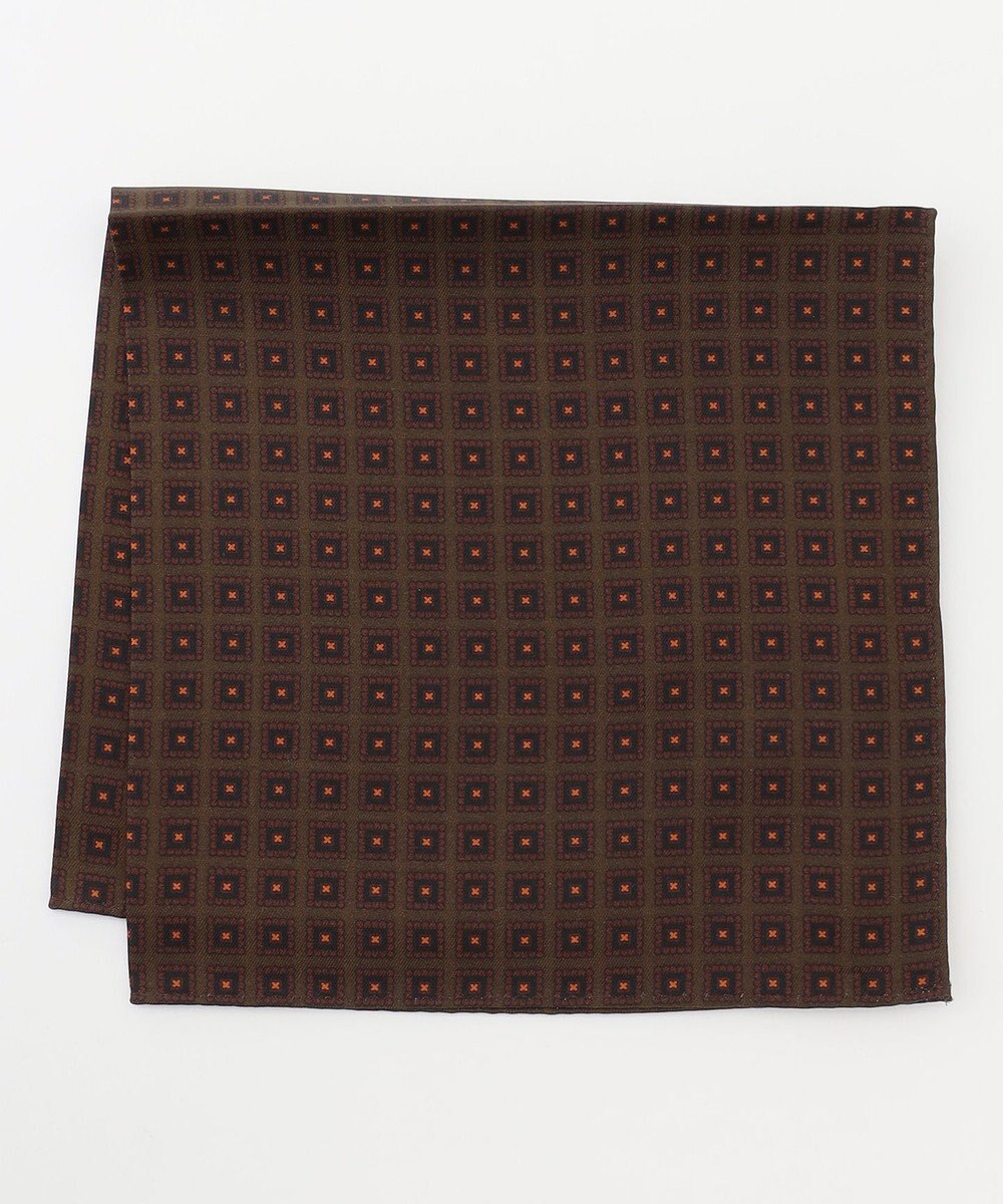 J.PRESS MEN オーバーダイ シルクチーフ 