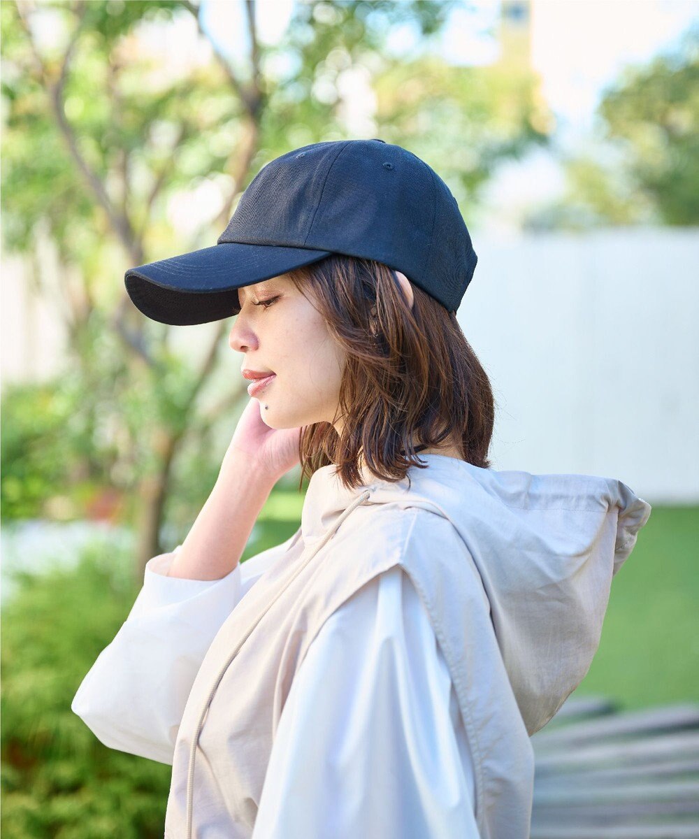 MOONBAT 【新色追加】深さ選べるUVツイルキャップ(深め) つば遮光／洗える／接触冷感／サイズ調整可能 