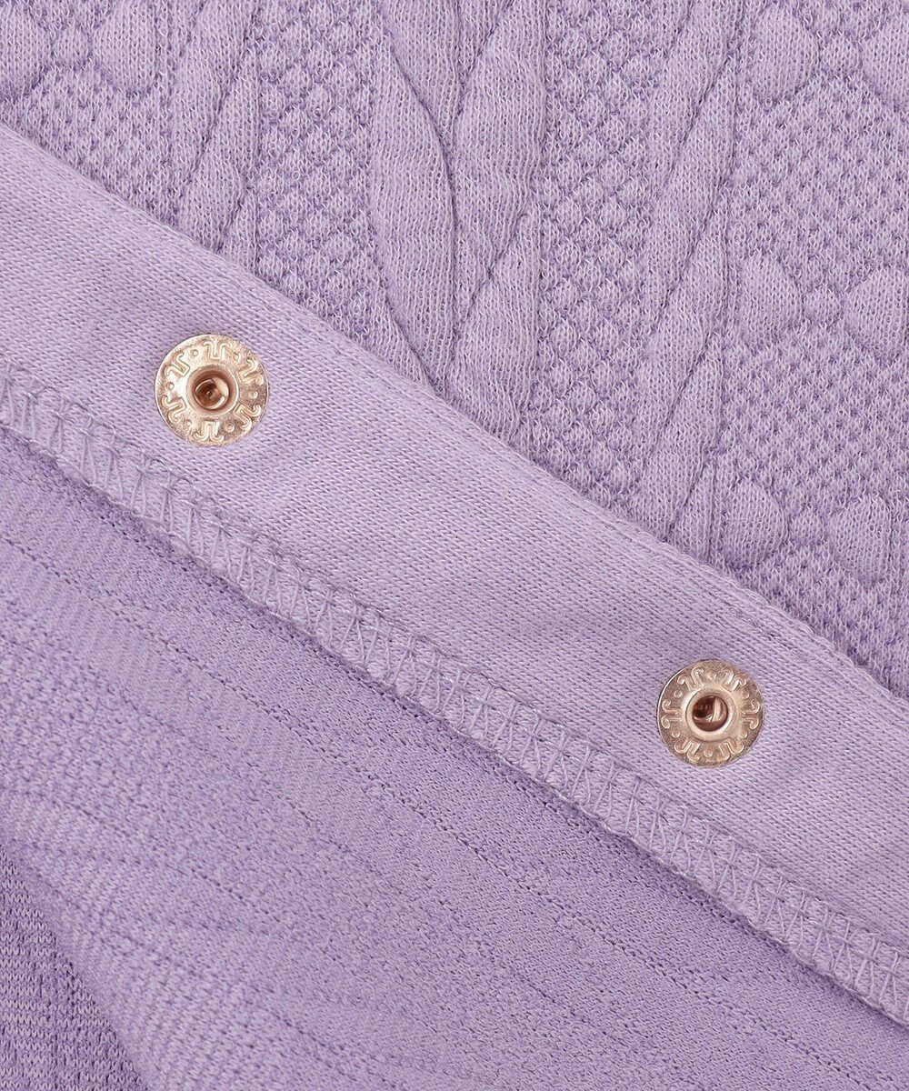 ANY KIDS ふくれ ジャガード カーディガン 