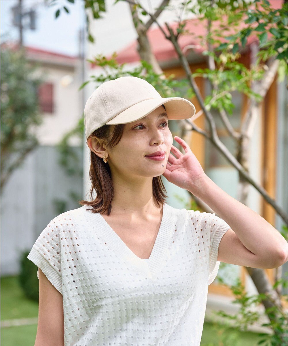 MOONBAT 【新色追加】深さ選べるUVツイルキャップ(深め) つば遮光／洗える／接触冷感／サイズ調整可能 