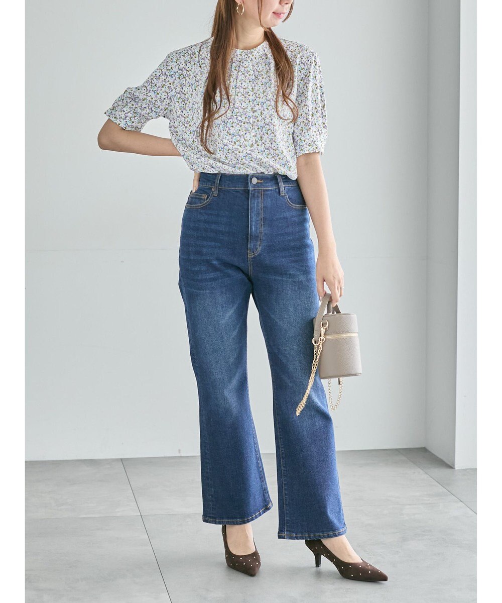 Te chichi パターンアソート5分袖ボウタイブラウス 