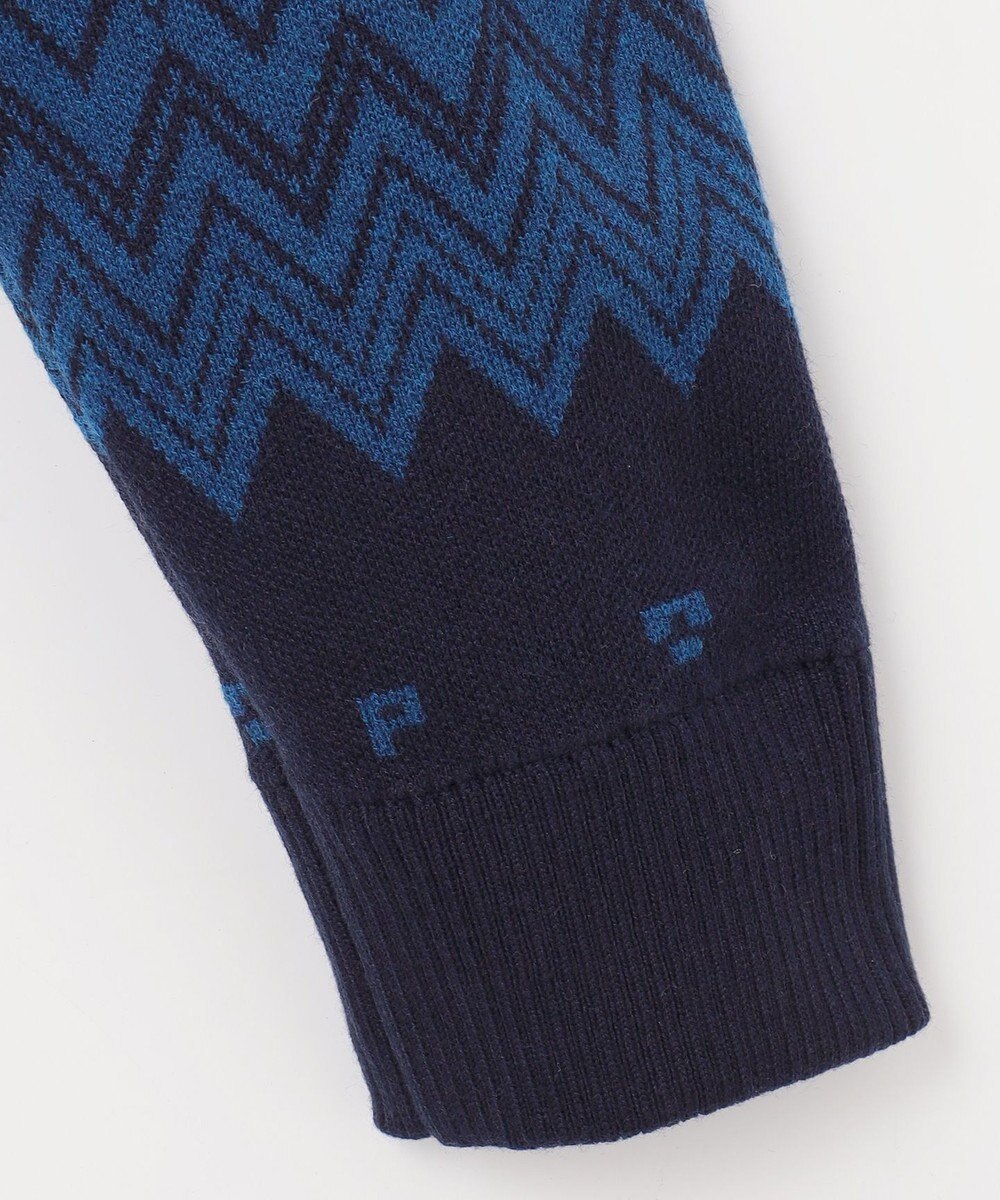 PW CIRCULUS 【手洗い可】【MEN】フェアアイルニットフーディ 