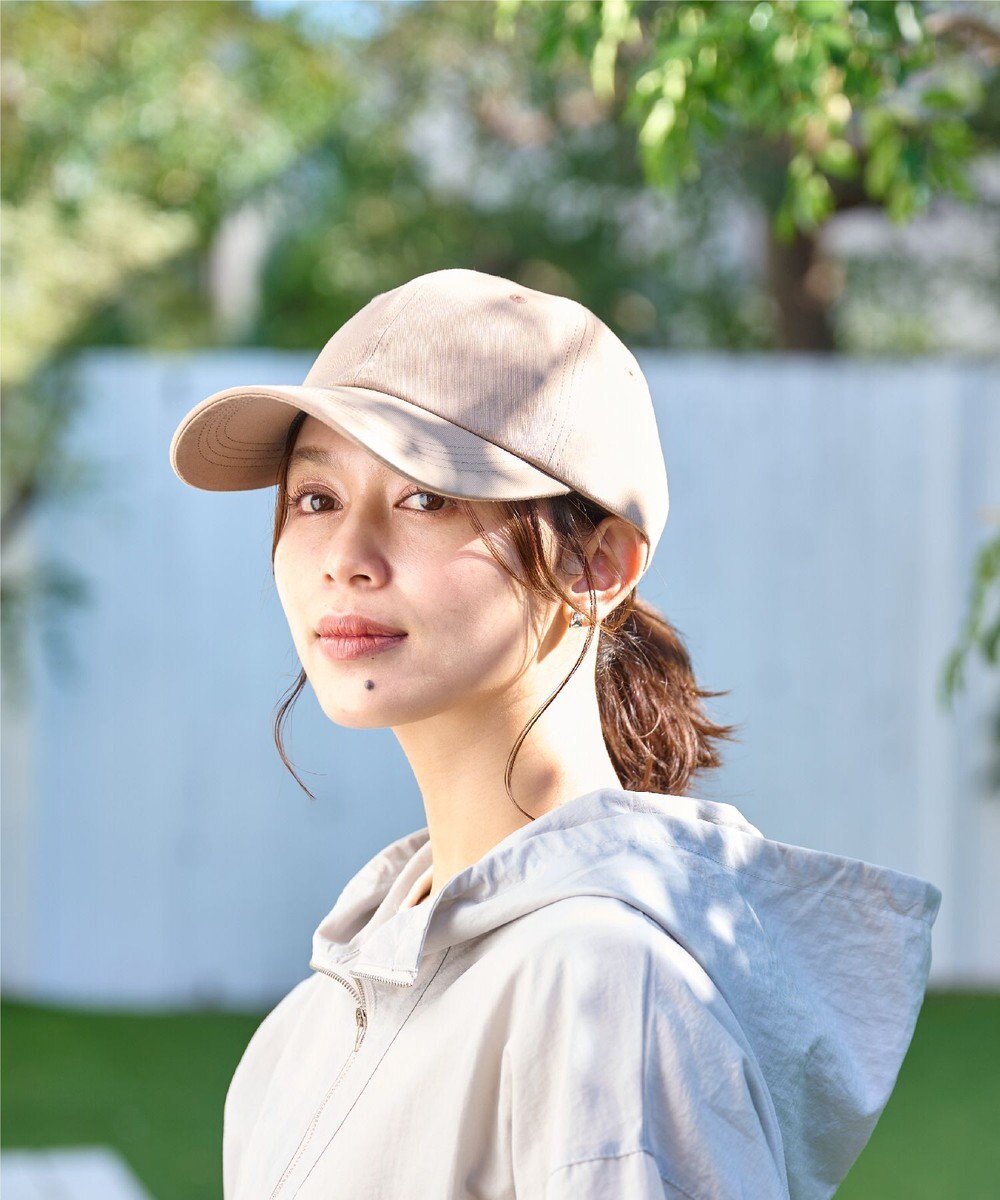 MOONBAT 【新色追加】深さ選べるUVツイルキャップ(深め) つば遮光／洗える／接触冷感／サイズ調整可能 
