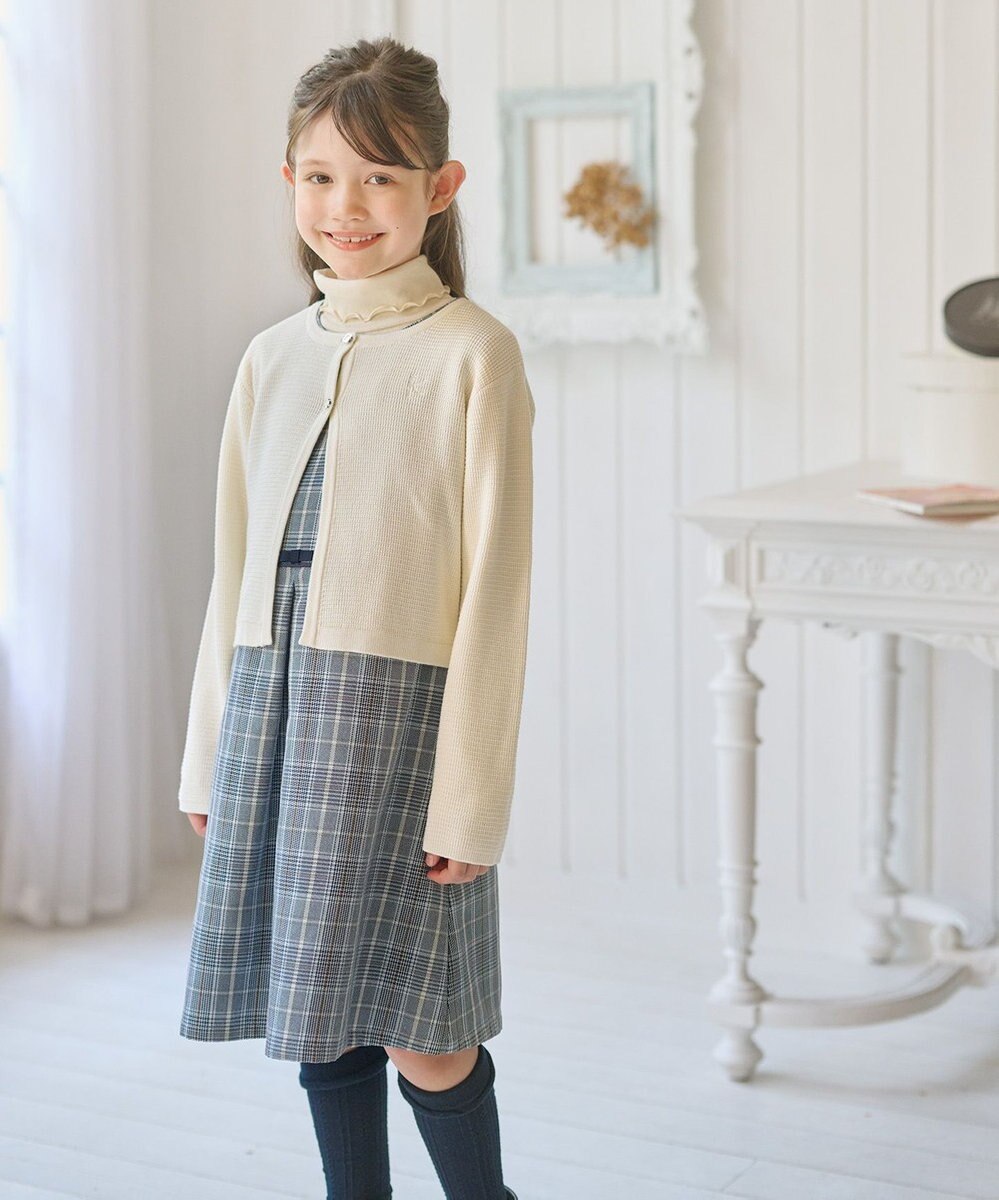 組曲 KIDS 【110-140㎝】グレンチェック ジャンスカ 
