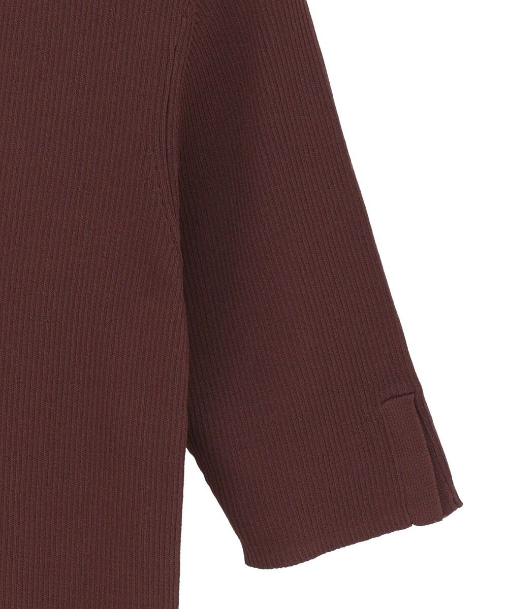 YECCA VECCA 5分袖リブニット 