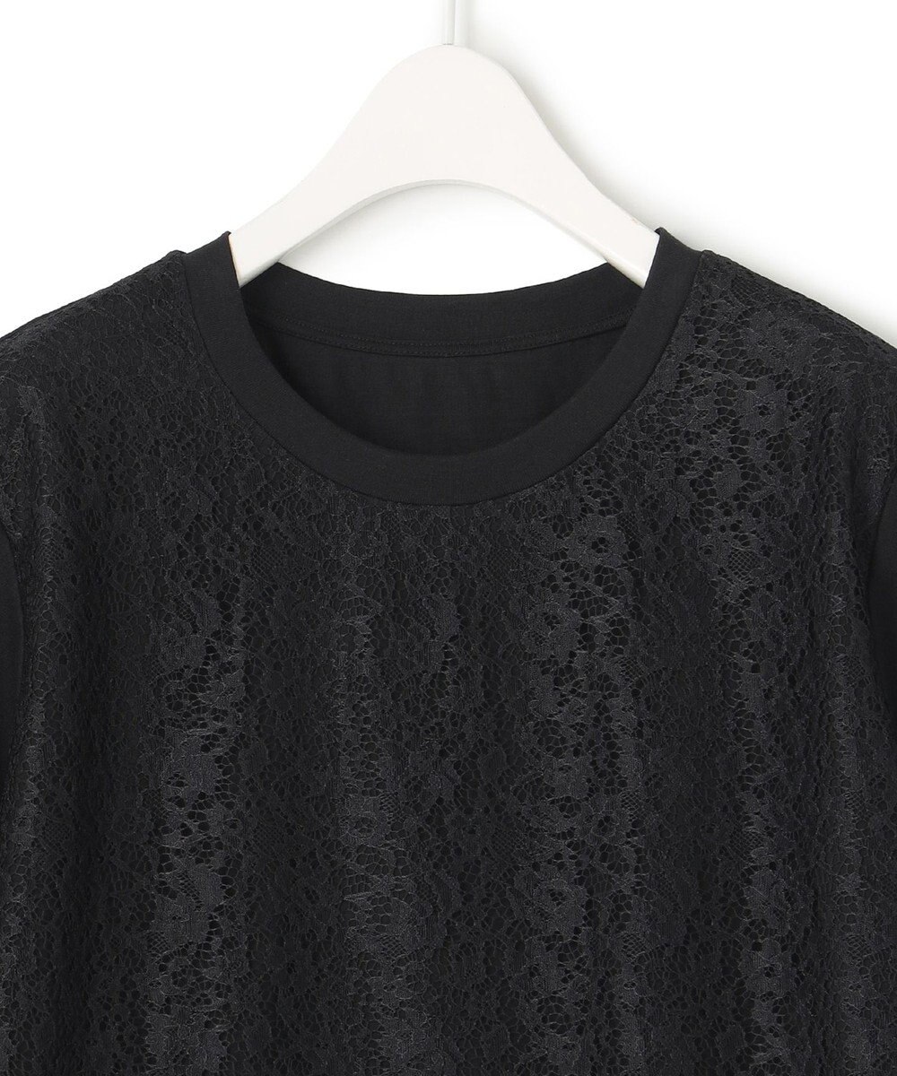 ICB 【洗える】レースコンビジャージー プルオーバー 