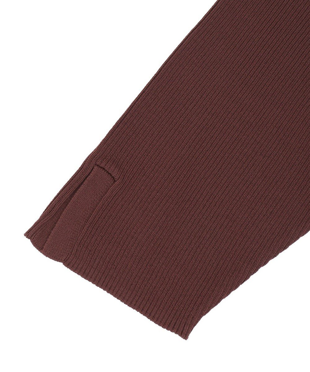 YECCA VECCA 5分袖リブニット 