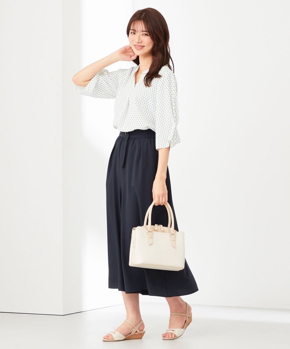 ANY SIS 【洗える】カフリングポイント ブラウス 