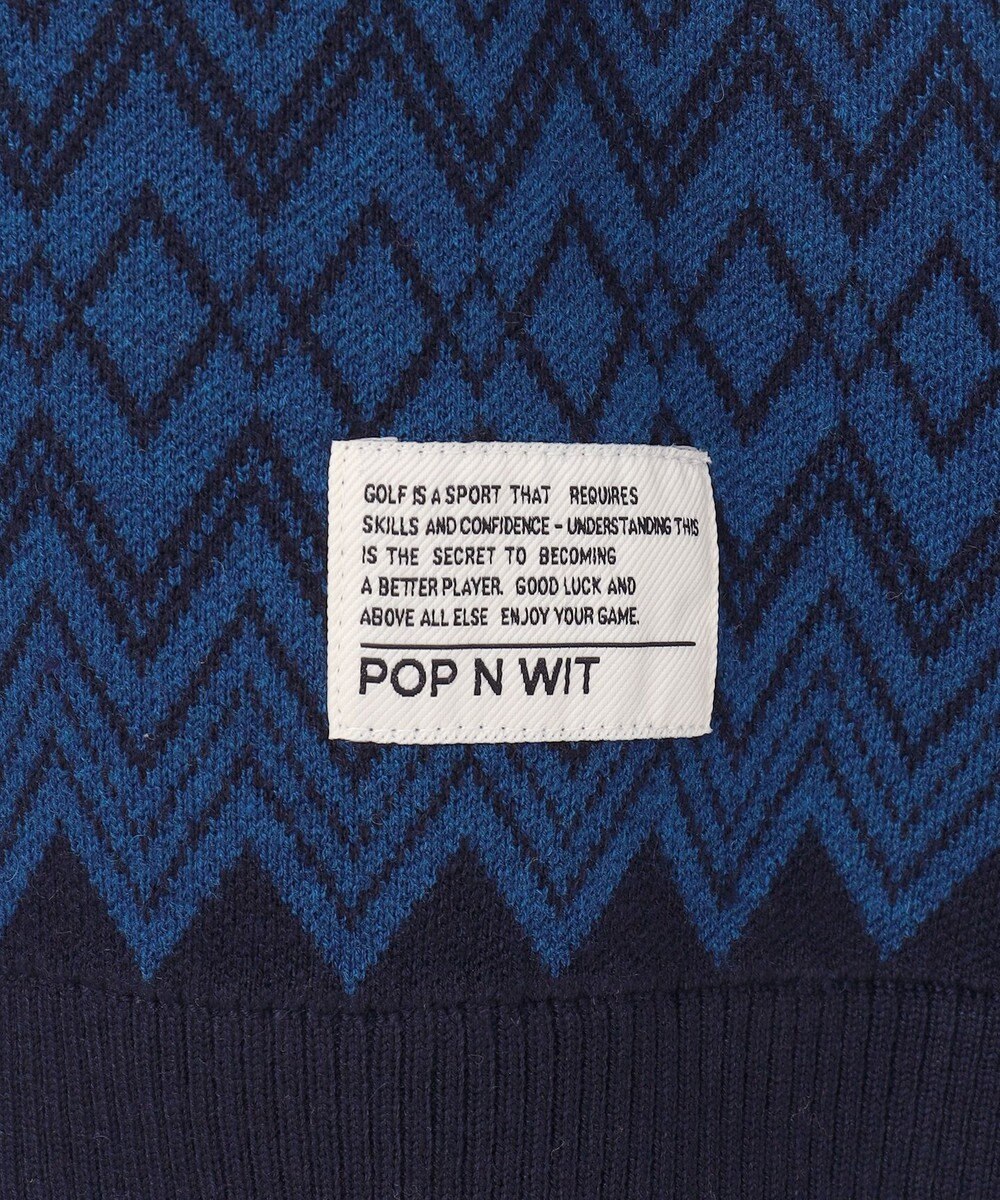 PW CIRCULUS 【手洗い可】【MEN】フェアアイルニットフーディ 