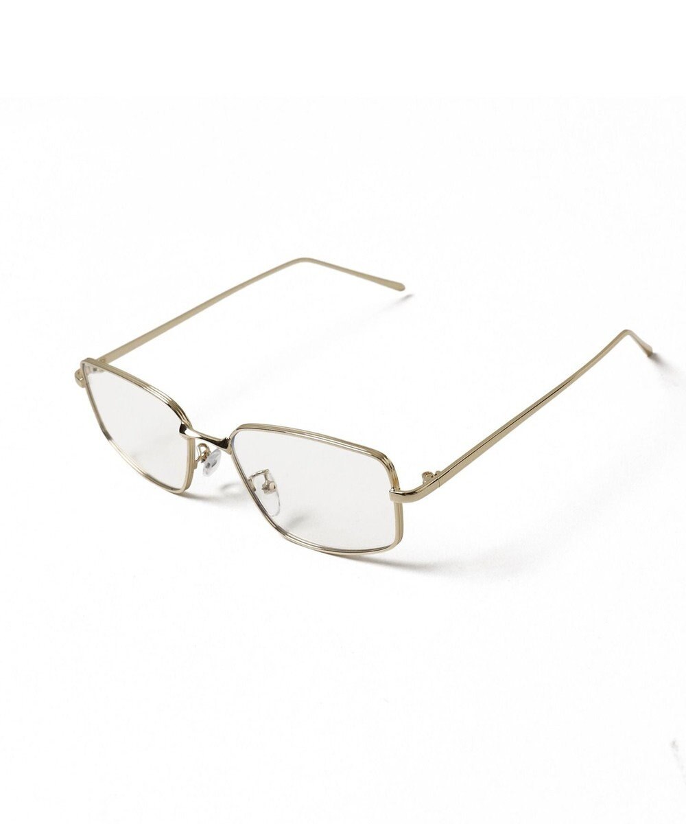 WEGO メタルフレームスクエアアイウェア 